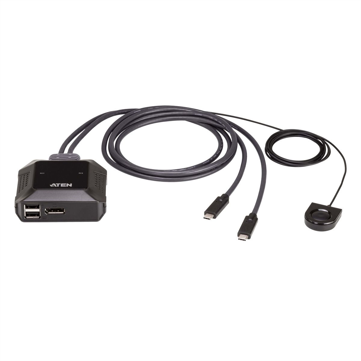 ATEN US3312 2-Port USB-C 4K DisplayPort KVM Switch