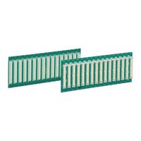 SCHROFF BUSPLATINE 4SLOT VME J2 SMD