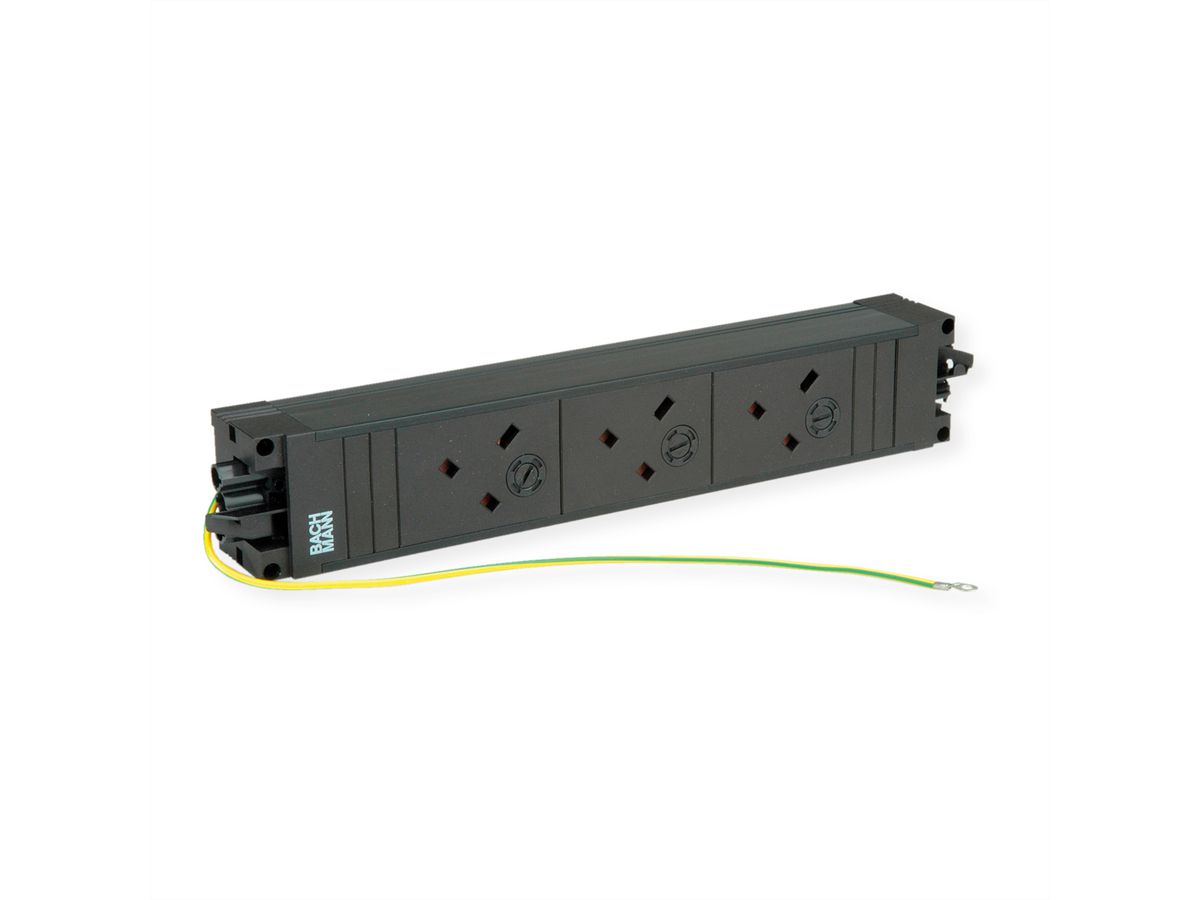 BACHMANN STEP BASE 3xUK 45° GST18 inkl. Erdung
