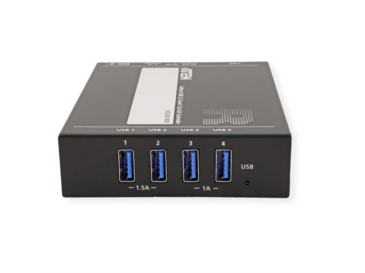 ATEN UCE33100 4-Port USB3.2 Gen1 Cat 6A Extender bis zu 100m