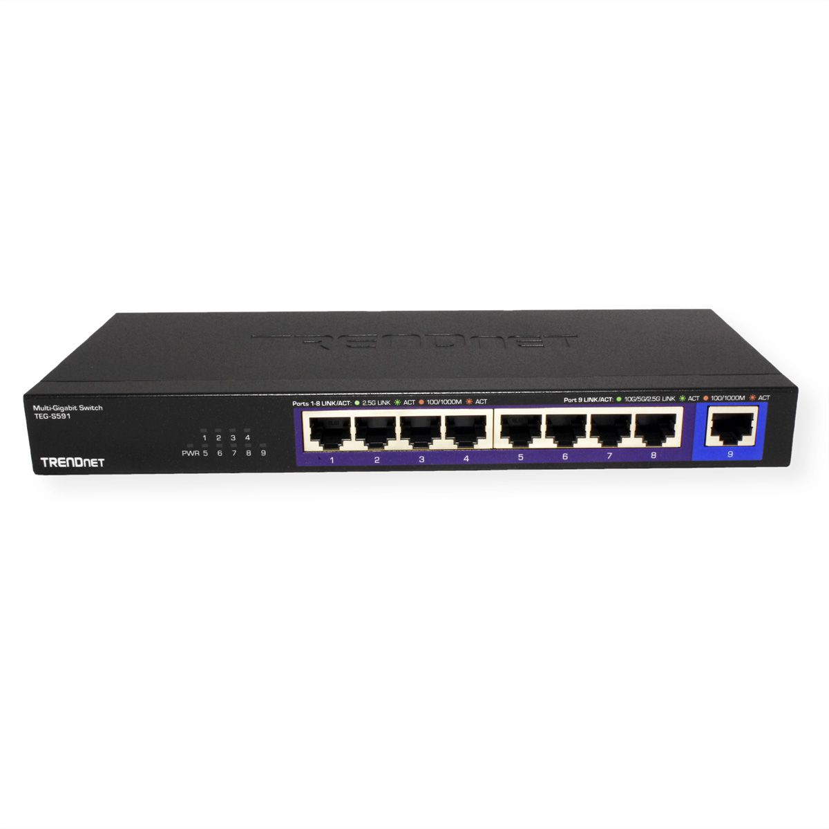 TRENDnet TEG-S591 9-Port Switch, Multi-Gigabit