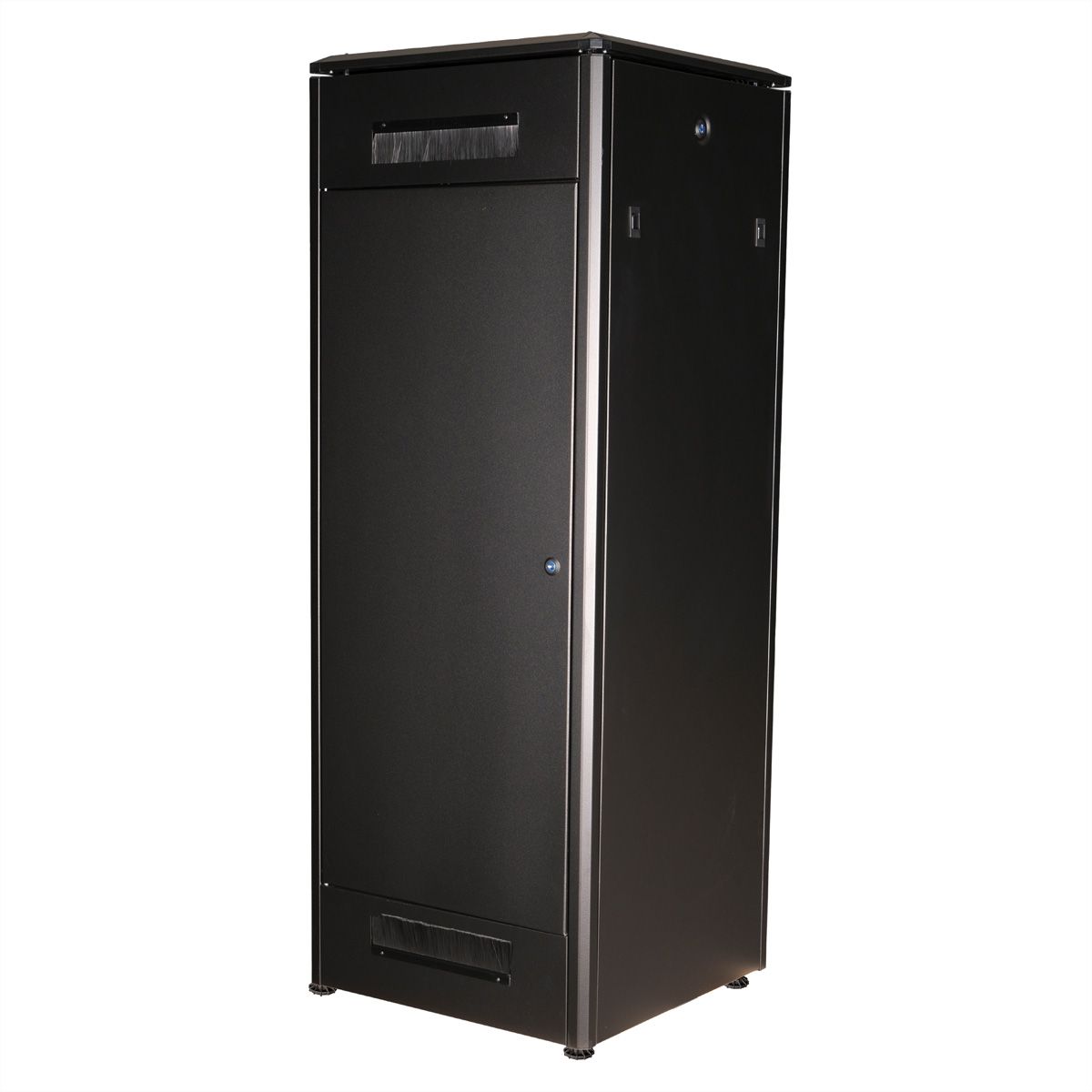 ROLINE 19-Zoll Netzwerkschrank Pro 32 HE, 600x600 BxT Glastür schwarz