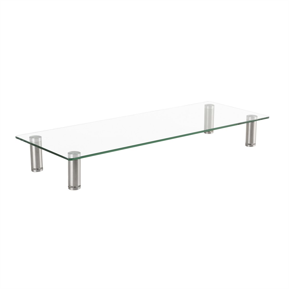 ROLINE Höhenverstellbarer Glas-Monitor-Ständer rechteckig, bis 20 kg
