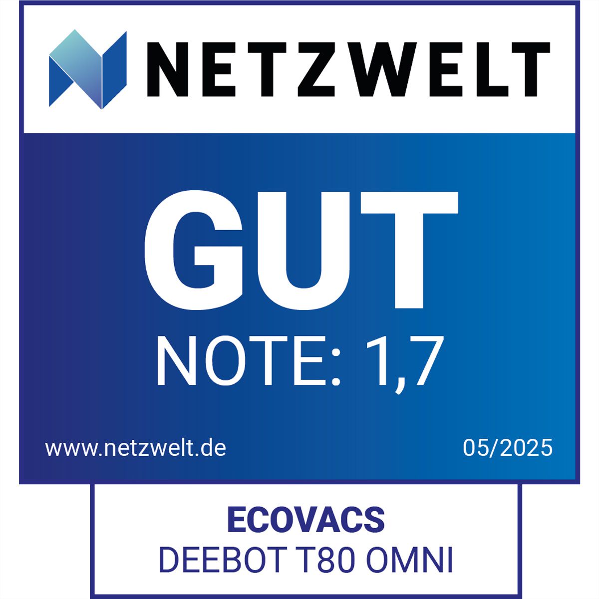 Ecovacs Saugroboter DEEBOT T80 Omni, schwarz
