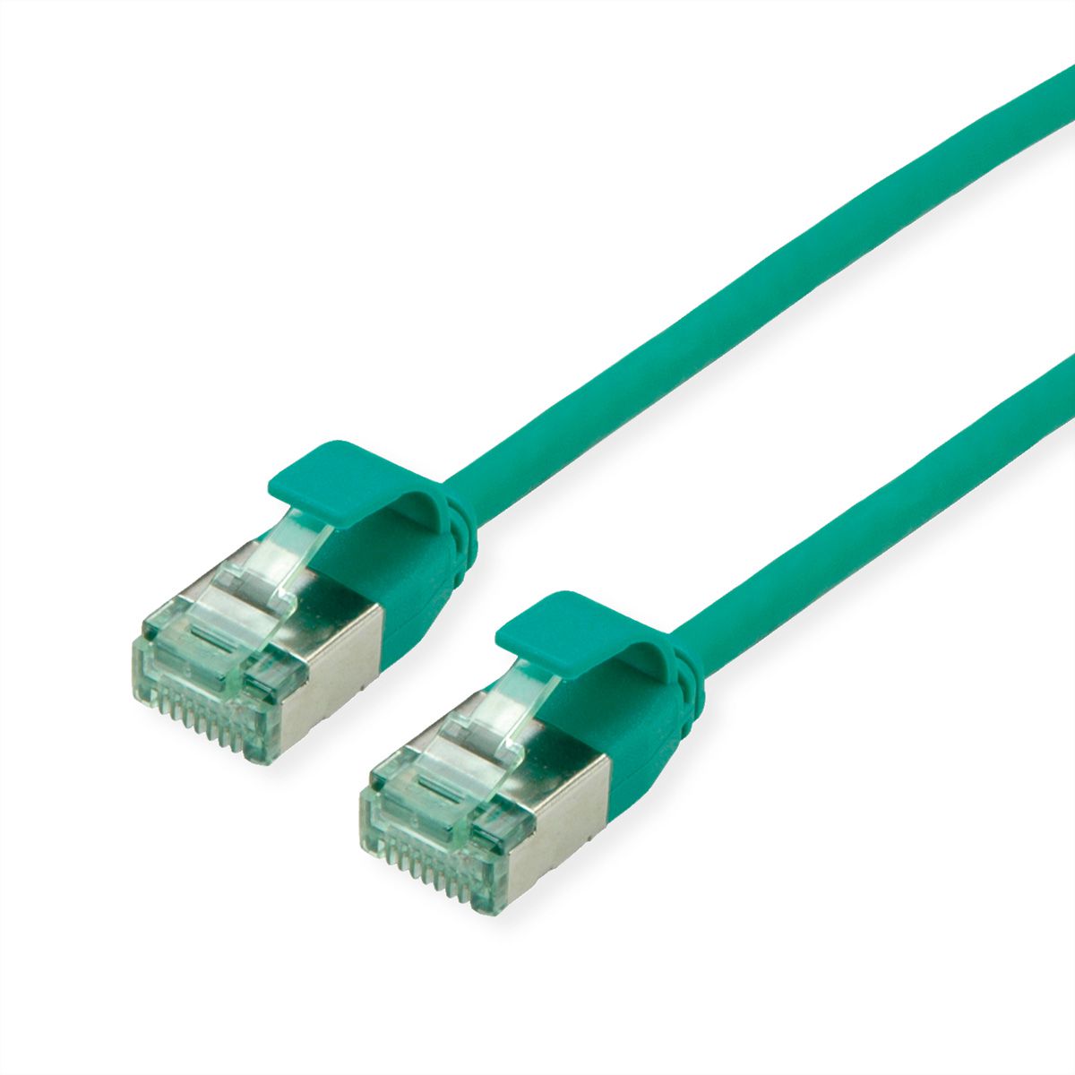 ROLINE RM U/FTP DataCenter Patchkabel Cat.6A (Class EA), slim, grün, 1 m