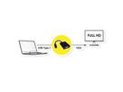 VALUE Display Adapter USB Typ C - VGA