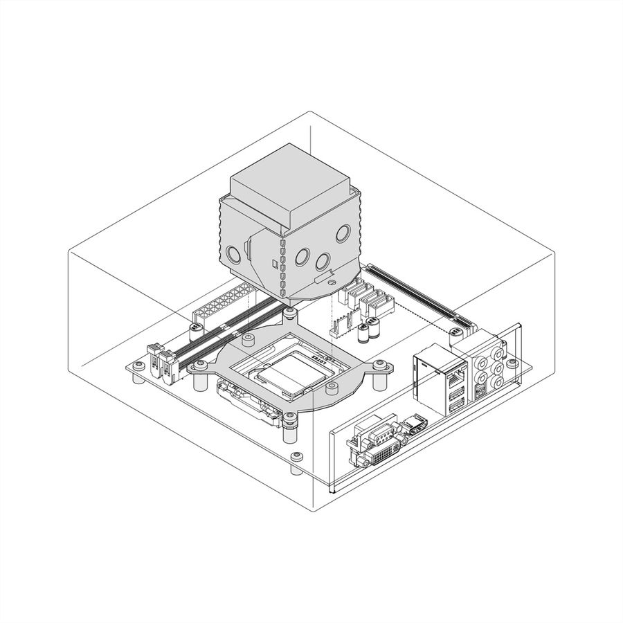 SCHROFF ADAPTER AM2-AM3-FM1 SOCKEL