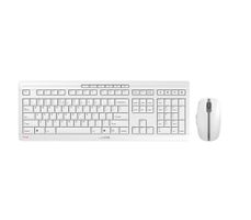 CHERRY Stream Desktop Recharge Tastatur Maus enthalten Universal RF Wireless QWERTY Englisch Grau