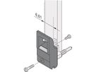 SCHROFF IET-Griff mit 0,1 Zoll Versatz - IET-GRIFF UN O SW/GR 10ST