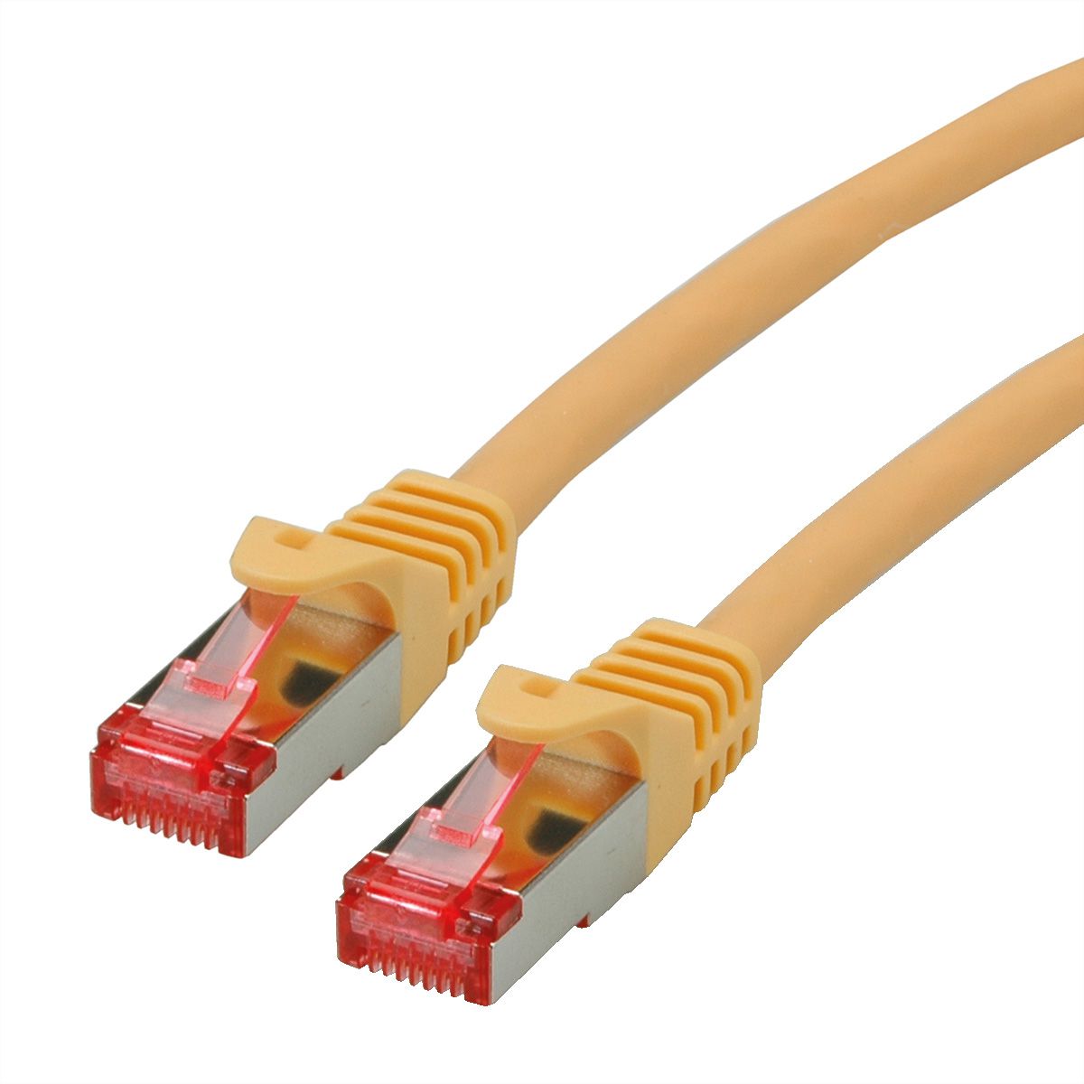 ROLINE Patchkabel Cat.6 S/FTP (PiMF), Component Level, LSOH, gelb, 0,5 m