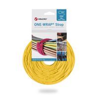 VELCRO® One Wrap® Strap 20mm x 230mm, 100 Stück, gelb