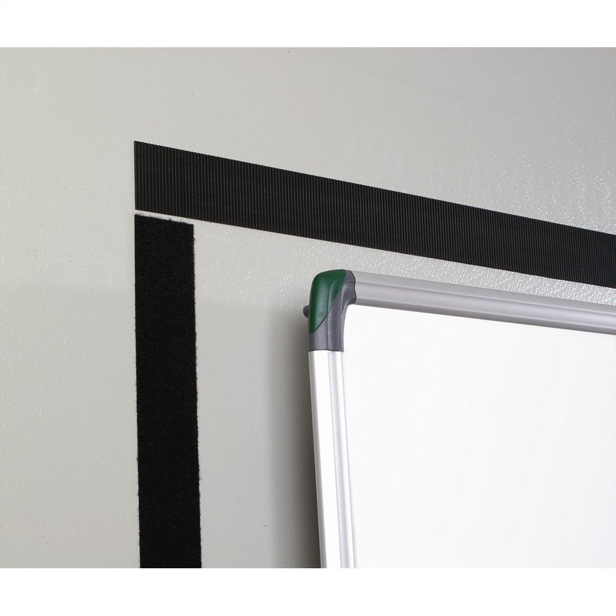 VELCRO® Klettband Extra Stark Selbstklebend, Haken & Flausch 50mm x 2.5m Schwarz
