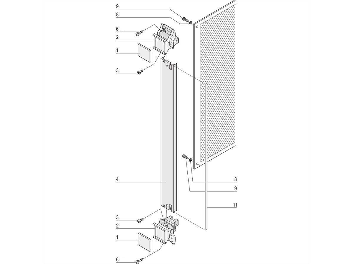 SCHROFF Steckbaugruppen mit Aushebegriff in Trapezform, Typ 2 - SBGR TR-GR P 6HE 10TE