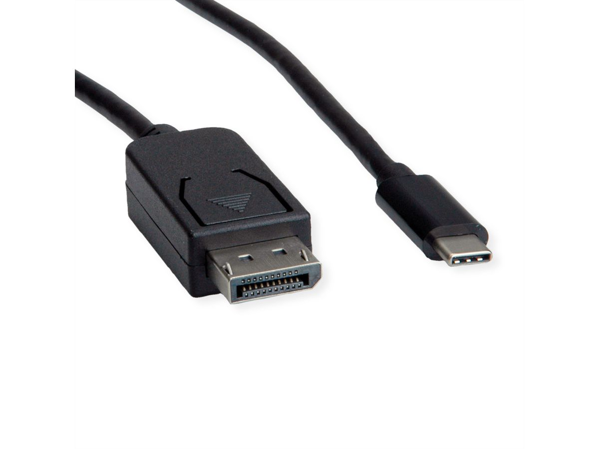 ROLINE USB Typ C - DisplayPort Adapterkabel, v1.4, ST/ST, 3 m
