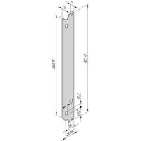 SCHROFF AdvancedTCA-Frontplatten für IEA-Griff für Druckgussendstück - FRONTPL.8HE 6TE ALU LS ATCA