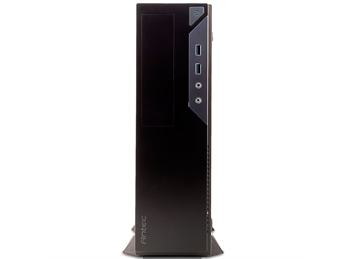 ANTEC VSK 2000 U3 Slim Desktop Black PC Gehäuse ATX, schwarz