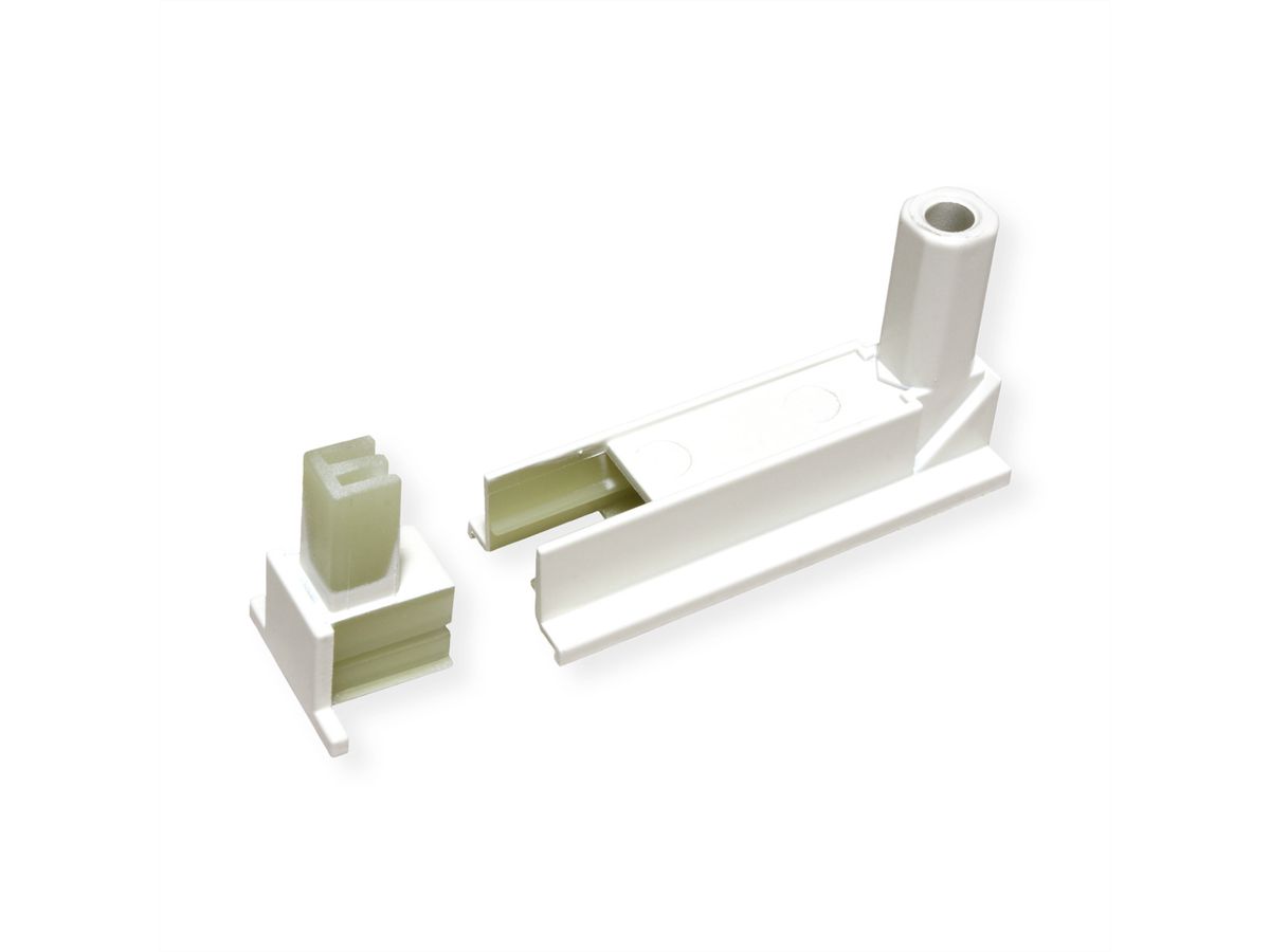 BACHMANN Desk2 Klebesockel-Set, weiß