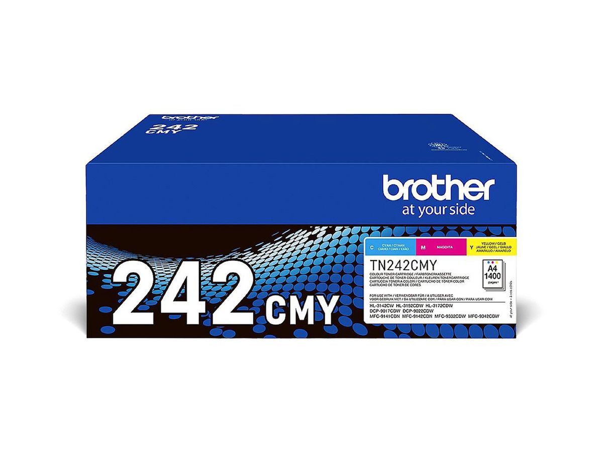 Brother TN-242CMY Tonerkartusche 1 Stück(e) Original Cyan, Magenta, Gelb