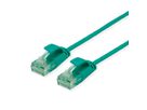 ROLINE RM UTP DataCenter Patchkabel Kat.6A (Class EA), slim, grün, 1 m