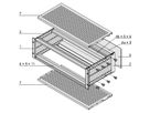 SCHROFF Bausatz, geschirmt, "flexible", zur Backplanemontage - BGTR PRO F 3HE 84TE 415T KD