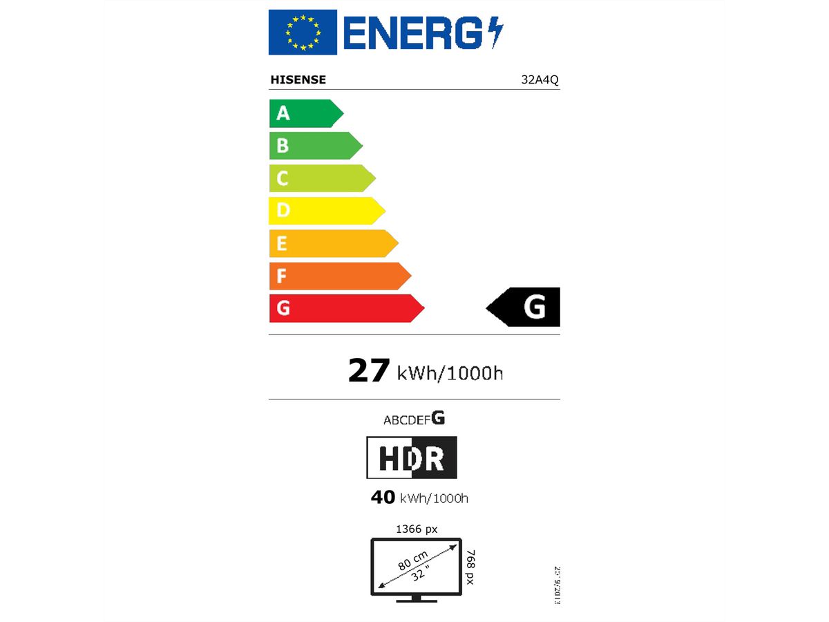 Hisense TV 32A4Q 32", HD