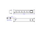 BACHMANN POWER FRAME 5xCEE7/3 1xCM 0,2m GST18i3