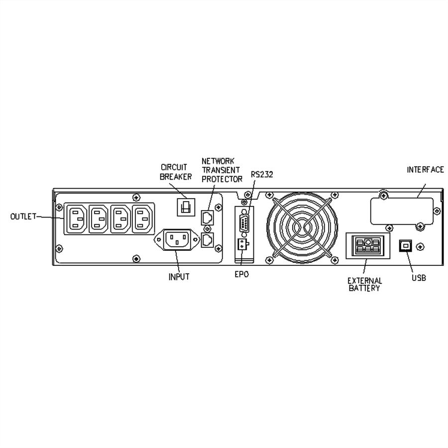 ROLINE ProSecure II 1000 RM2HE - Online USV, 19-Zoll Rackversion