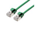 ROLINE U/FTP DataCenter Patchkabel Kat.6A (Class EA), LSOH, slim, grün, 2 m