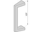 SCHROFF GRIFF 131,5MM RAL9006 (2ST)