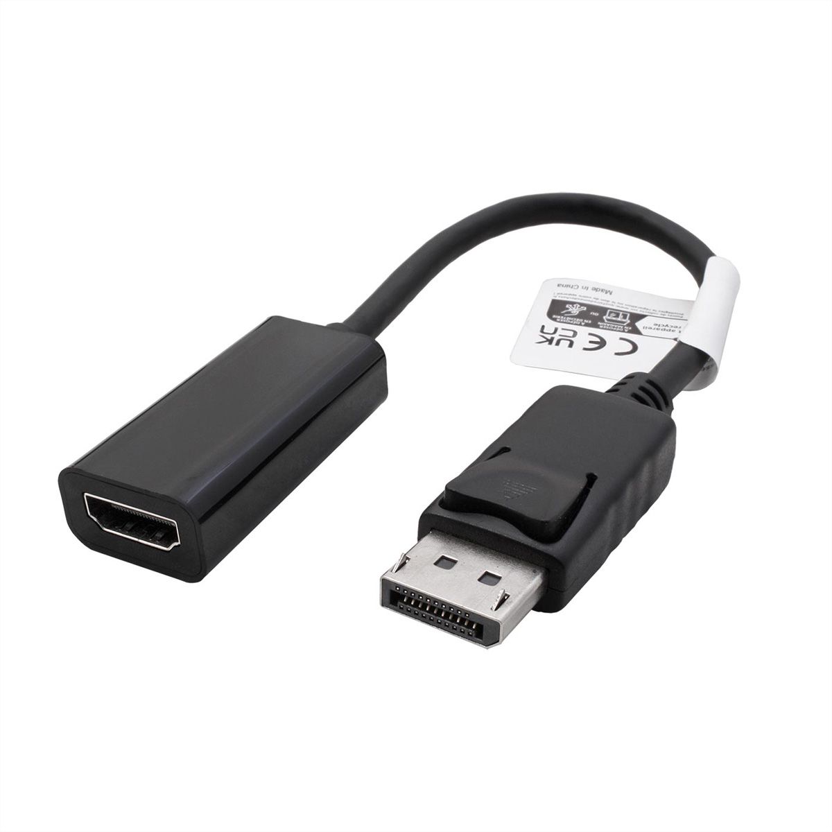 ROLINE 8K DisplayPort-HDMI Adapter, DP ST - HDMI BU, Aktiv