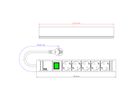 BACHMANN CONNECT LINE 5xSchutzkontakt, Schalter