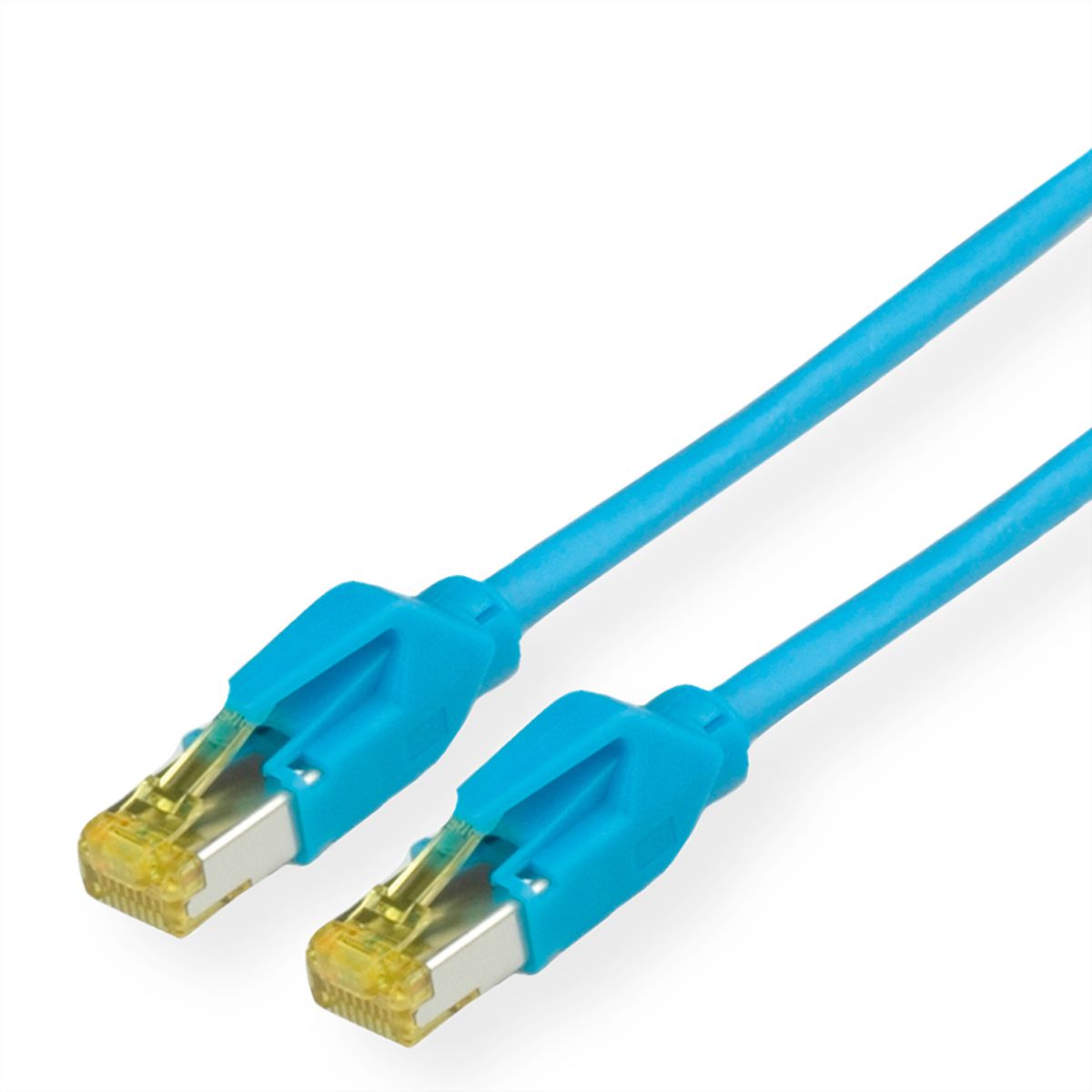 KERPEN Patchkabel Cat.6A (Class EA) S/F, MegaLine F6-90, HiRose TM31, LS0H, blau, 20 m