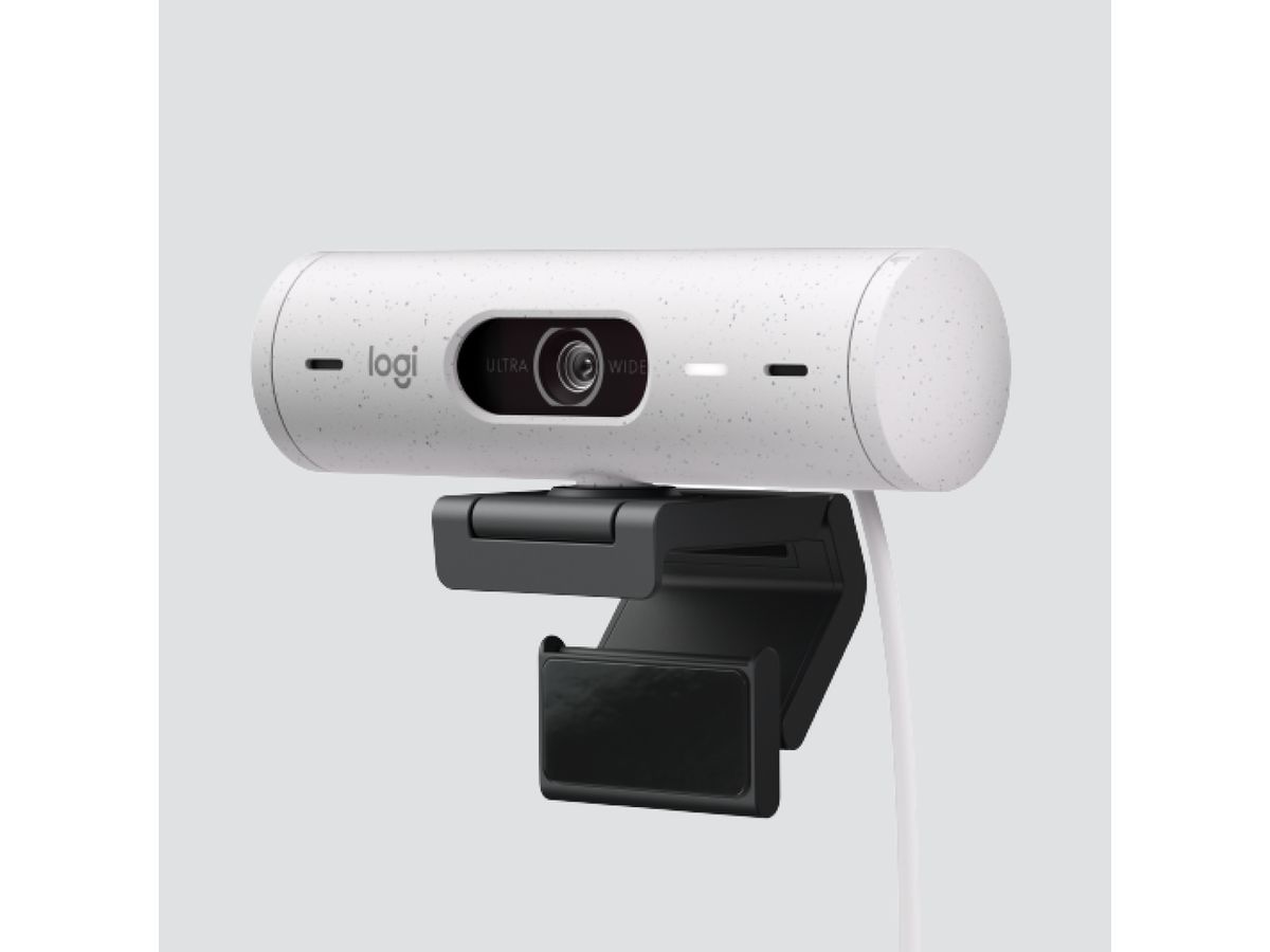 Logitech Brio 500 Webcam 4 MP 1920 x 1080 Pixel USB-C Weiß