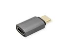 ROLINE USB4 Gen 3x2 Adapter Typ C ST/BU, Aluminium, gerade, silberfarben