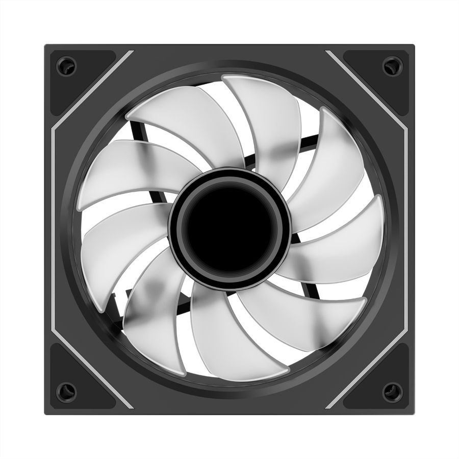 XILENCE XF076 Gehäuselüfter, mit Infinity-Mirror-Design