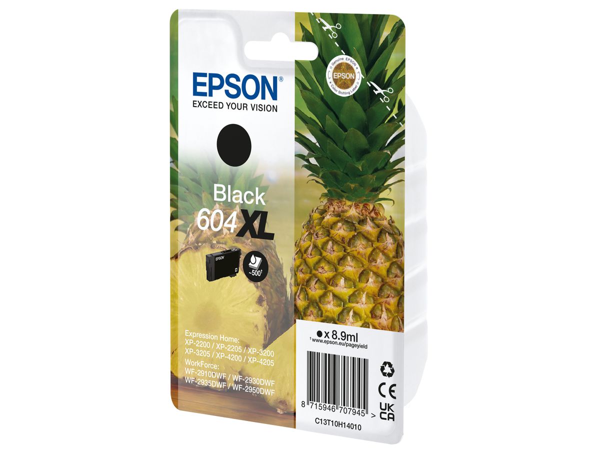 Epson 604XL Druckerpatrone 1 Stück(e) Original Hohe (XL-) Ausbeute Schwarz
