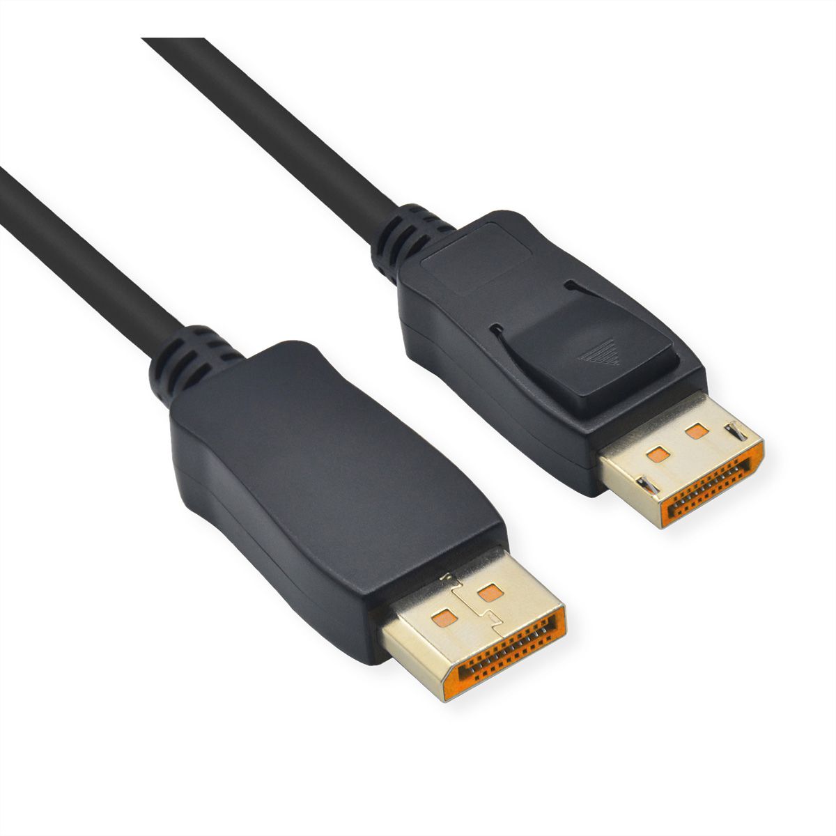 ROLINE DisplayPort Kabel, v2.1, 16K, DP ST - ST, schwarz, 1 m