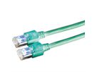 DÄTWYLER Patchkabel Kat.5e (Class D) S/UTP, CU 5502 flex PVC, Hirose TM11, grün, 1 m