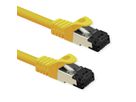 VALUE S/FTP-(PiMF-) Patchkabel Kat.8 (Class I), LSOH, Litzendraht, gelb, 2 m