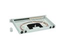 TELEGÄRTNER BASIS eco LWL-Panel mit Kupplungen & Pigtails, 12x LC Duplex, beige, OM2, Grade C