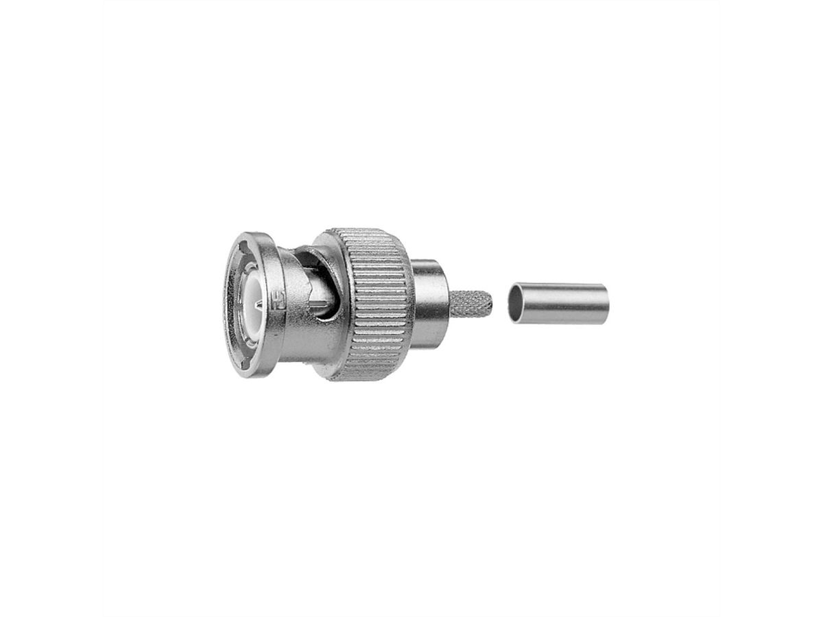 TELEGÄRTNER BNC-Crimpstecker 50 Ohm, für RG-58C/U Professional