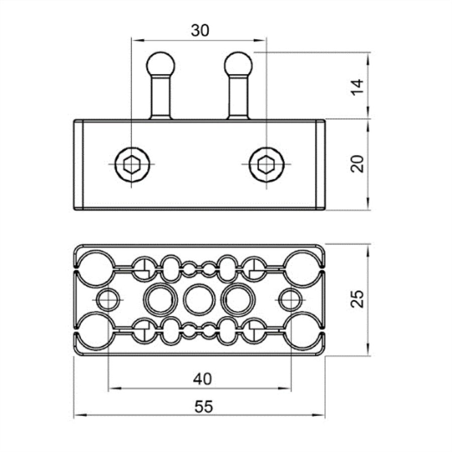 BACHMANN Easy-Stop silber