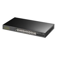 CUDY GS2024S2 24-Port Gigabit Switch Layer 2 Managed mit 4 Gigabit SFP Slots