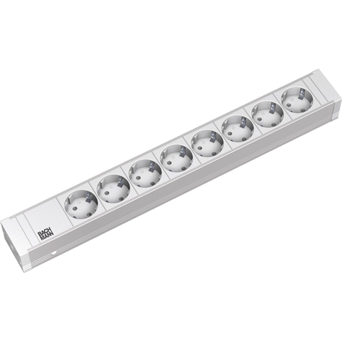 BACHMANN 19" 1,5HE 8xCEE7/3 ws Strom 2,0m CEE7/7