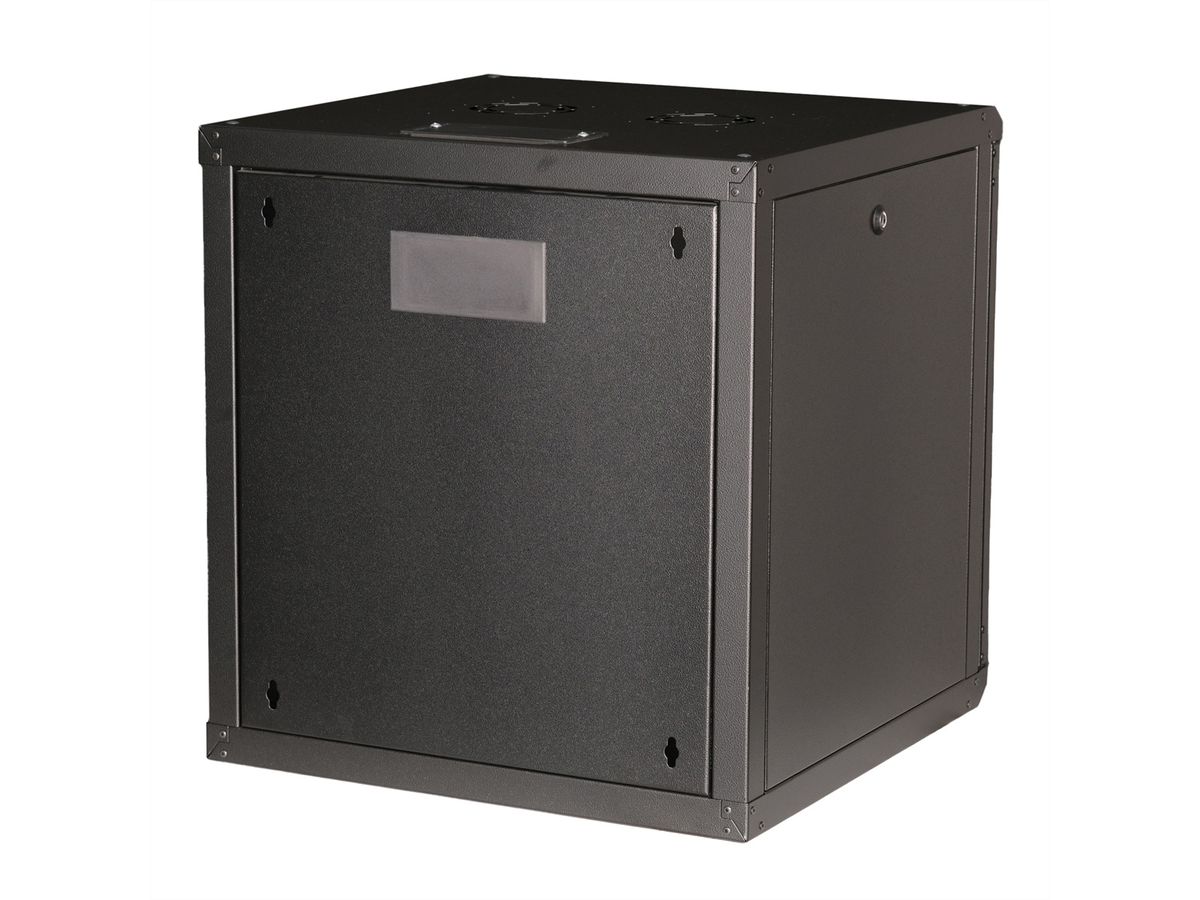 ROLINE 19-Zoll Wandgehäuse Pro 12 HE, 600x600 BxT schwarz