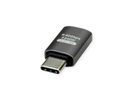 ROLINE USB4 Gen 3x2 Adapter Typ C ST/BU, Aluminium, gerade, silberfarben