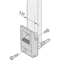SCHROFF IET-Griff - IET-GRIFF OBEN GR/SW 100STK