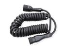 ROLINE E-Auto Ladekabel Typ2, 3-phasig, 480VAC (3P+N+E), 32 A, 22 kW, Spiralkabel, 7,5 m