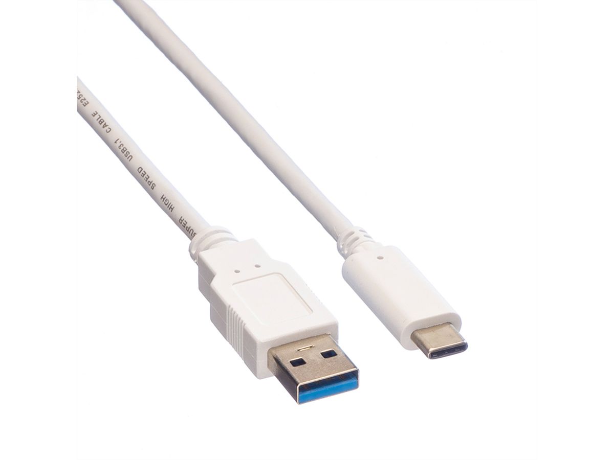 VALUE USB 3.2 Gen 1 Kabel, A-C, ST/ST, 0,5 m