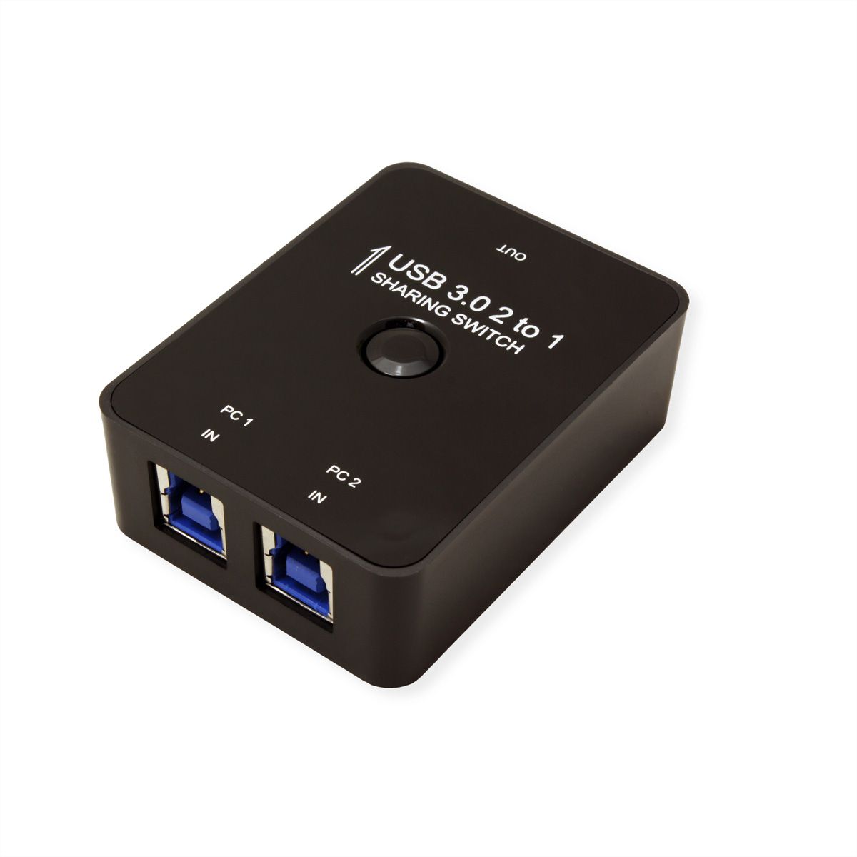 VALUE Manueller USB 3.2 Gen 1 Switch, 2 Ports